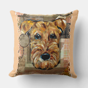 COJÍN DECORATIVO TERRIER AIREDALE