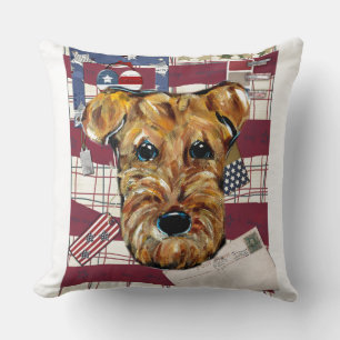 COJÍN DECORATIVO TERRIER AIREDALE