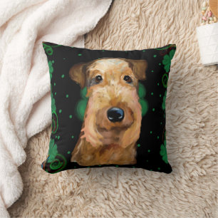 COJÍN DECORATIVO TERRIER AIREDALE   