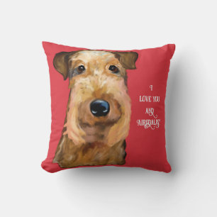 COJÍN DECORATIVO TERRIER AIREDALE   