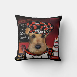 COJÍN DECORATIVO TERRIER AIREDALE 