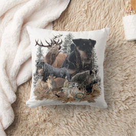 Cojín Decorativo Terrier de caza alemán (Jagdterrier)