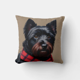 Cojín Decorativo Terrier Escocés