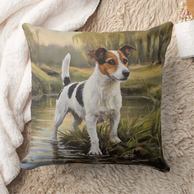 Cojín Decorativo Terrier Jack Russell (Manta)