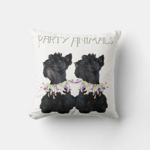 Cojín Decorativo Terriers Escoceses Animal de Fiesta