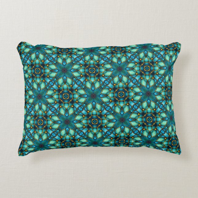 Cojín Decorativo Tesoros de Turquesa (Anverso)