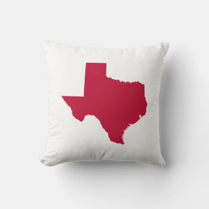 Cojín Decorativo Texas en rojo