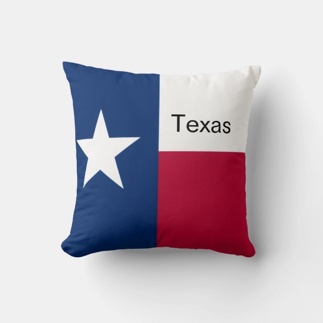 Cojín Decorativo Texas flag throw Pillow (Anverso)