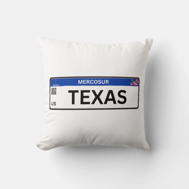 Cojín Decorativo Texas Mercosur (Anverso)