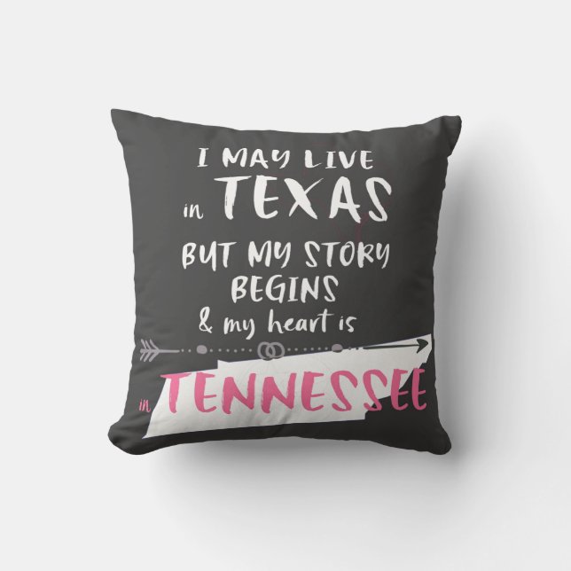 Cojín Decorativo Texas y Tennessee (Anverso)