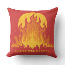 Texto del personalizado Bombero