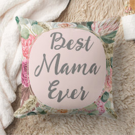 Cojín Decorativo Texto del personalizado Mejor mamá siempre L Cute 