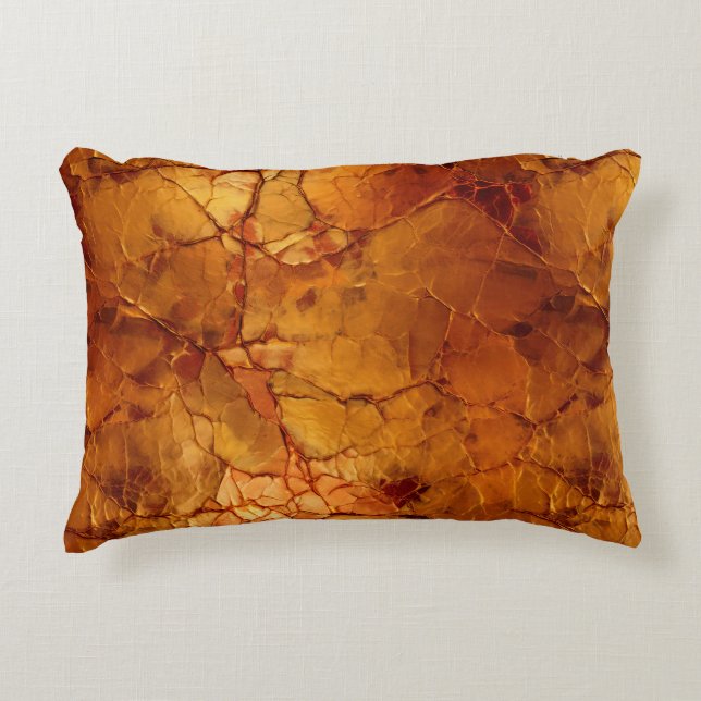 Cojín Decorativo Textos rotos de Golden Brown (Anverso)