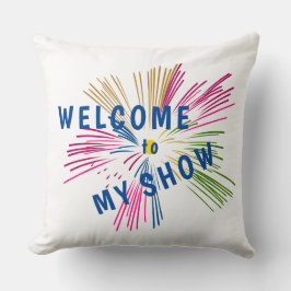 Cojín Decorativo Textos sobre fuegos artificiales