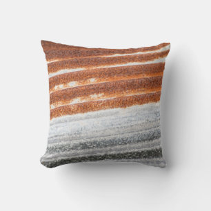 Cojín Decorativo Textura antigua de superficie de zinc rusto