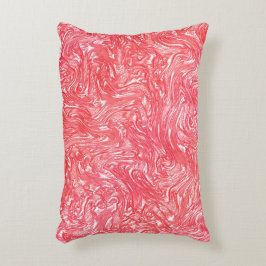 Cojín Decorativo Textura de color "crema de fresa perezosa"