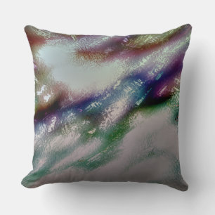 Cojín Decorativo Textura de color crudo y tono desollado o lijado