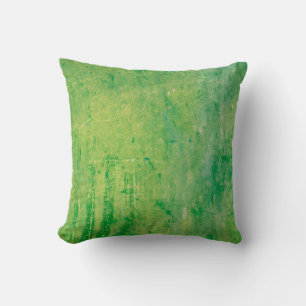 Cojín Decorativo Textura de color verde metalizado pintado