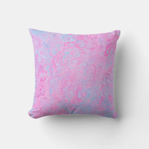 Cojín Decorativo Textura de fondo azul rosa claro