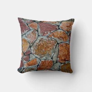 Cojín Decorativo textura de fondo hermosa con estoneabstracto, un