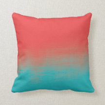 Textura de la acuarela de Ombre - trullo y coral