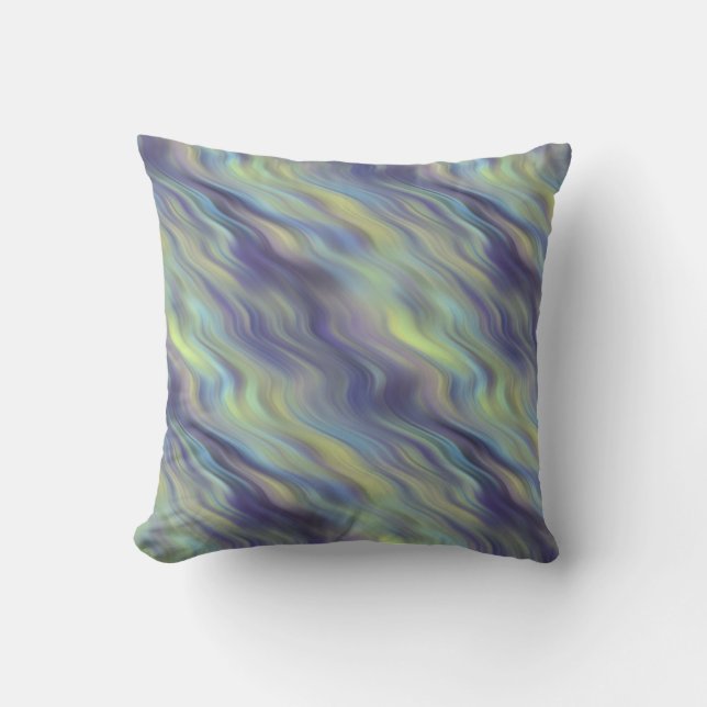 Cojín Decorativo Textura de lavanda ondulada (Anverso)