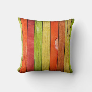 Cojín Decorativo textura de madera de color, ilustracion 3D3d, abst