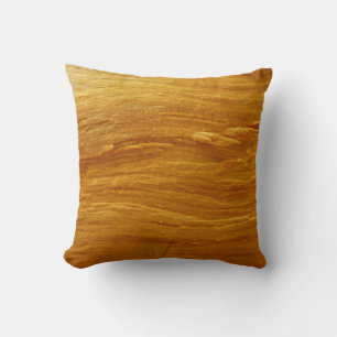Cojín Decorativo Textura de madera de pino falsa I