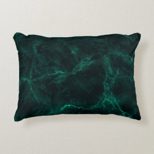 Cojín Decorativo Textura de mármol verde oscuro