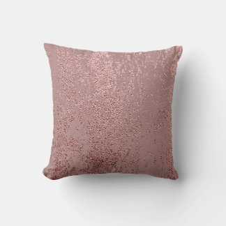 Cojín Decorativo Textura de oro metálico, cuarzo rosa.