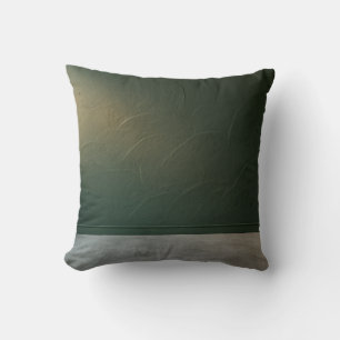 Cojín Decorativo Textura de yeso abstracta minimalista verde bosque