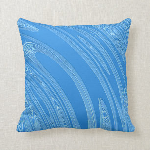 Cojín Decorativo textura metálica azul