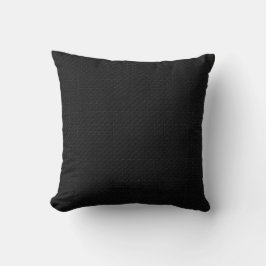 Cojín Decorativo Textura Micro Tech de Carbono Negro Sigiloso y Ele