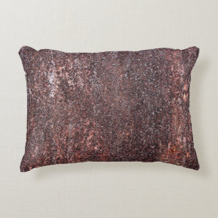 Cojín Decorativo Textura vintage metalizado con arañazos y grillete