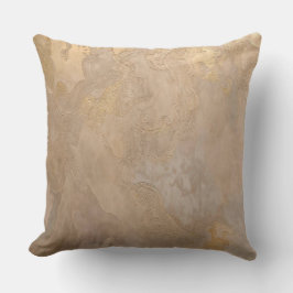 Cojín Decorativo Texturizado Beige Dorado
