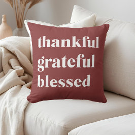 Cojín Decorativo Thankful Grateful Blessed