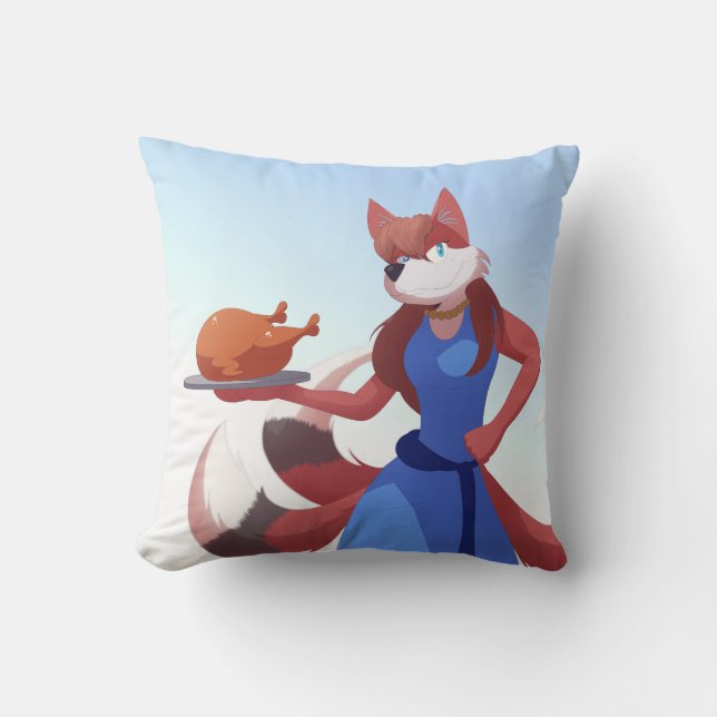 Cojín Decorativo Thanksgiving Anton's Mom (Anverso)