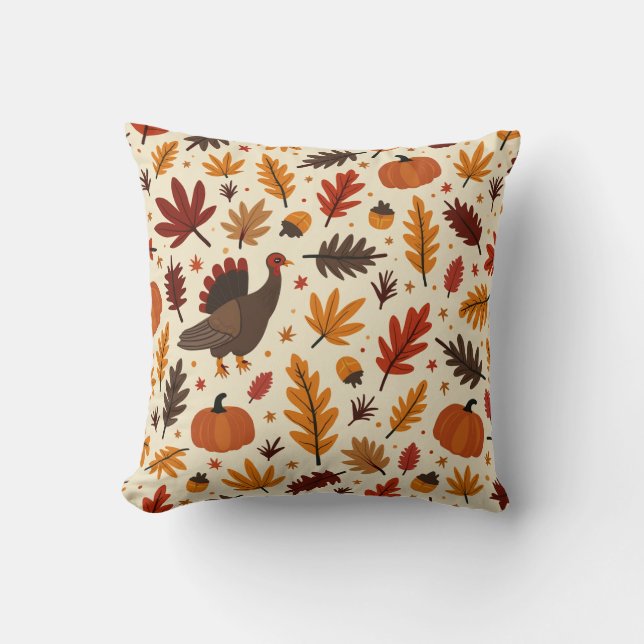Cojín Decorativo Thanksgiving pillow cushion (Anverso)