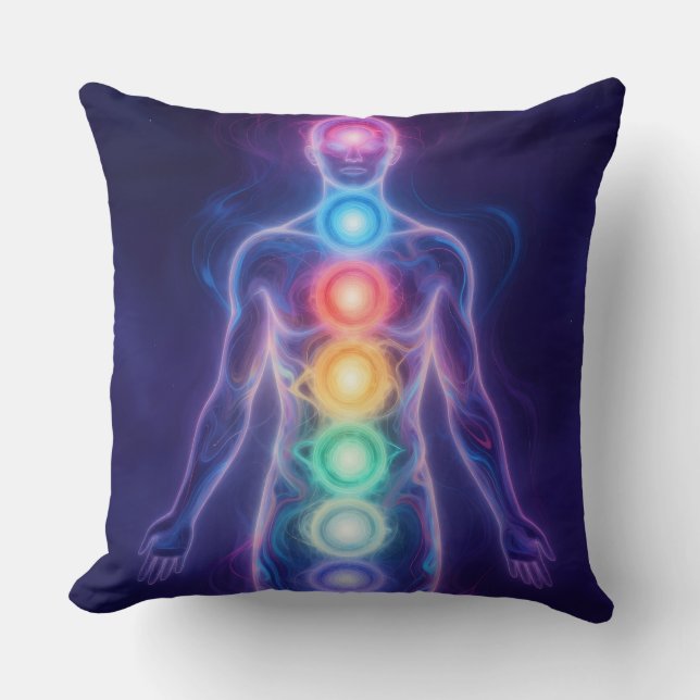 Cojín Decorativo  The 7 Chakras (Anverso)