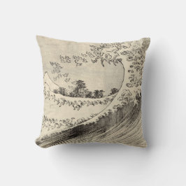 Cojín Decorativo The Big Wave (de Katsushika Hokusai)