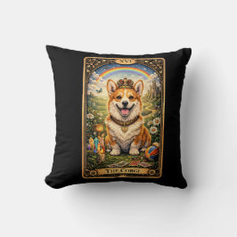 Cojín Decorativo The Corgi Tarot Card
