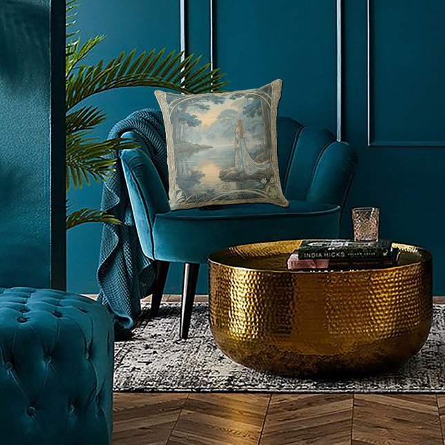 Cojín Decorativo The Golden Age of Grace Art Nouveau (Subido por el creador)