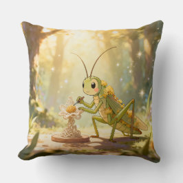 Cojín Decorativo The Grasshopper and the Nectar Artwork.1