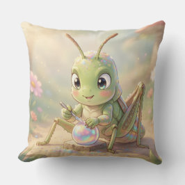 Cojín Decorativo The Grasshopper and the Nectar Artwork.8