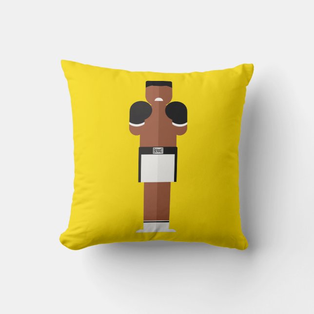 Cojín Decorativo The Greatest – Boxing Legend Throw Pillow (Anverso)
