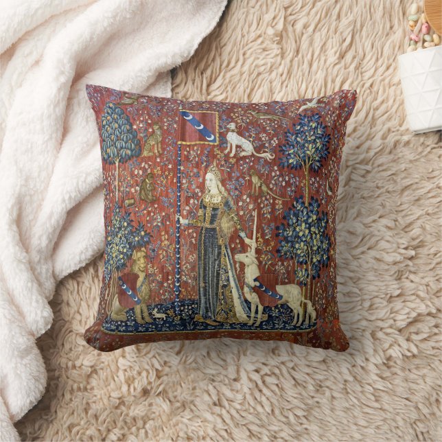 Cojín Decorativo The Lady and the Unicorn (Touch) Throw Pillow (Manta)