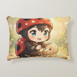 Cojín Decorativo The Ladybug and the Hidden Nectar Kingdom.2