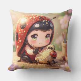 Cojín Decorativo The Ladybug and the Hidden Nectar Kingdom.7
