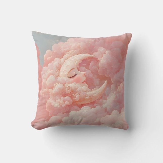 Cojín Decorativo The Laughing Moon - La Lune qui Rit (Anverso)