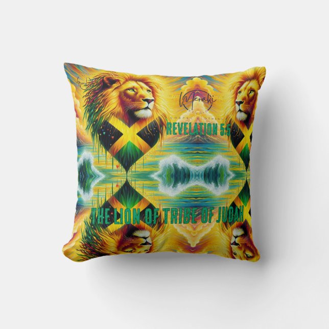 Cojín Decorativo The lion of tribe of Judah  (Anverso)